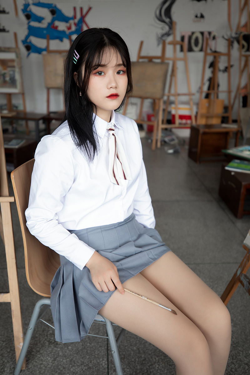 【在线看】梦丝女神 NO.055 恬恬 画室乖乖女 [58P] - XZWang-写真网-XZWang-写真网