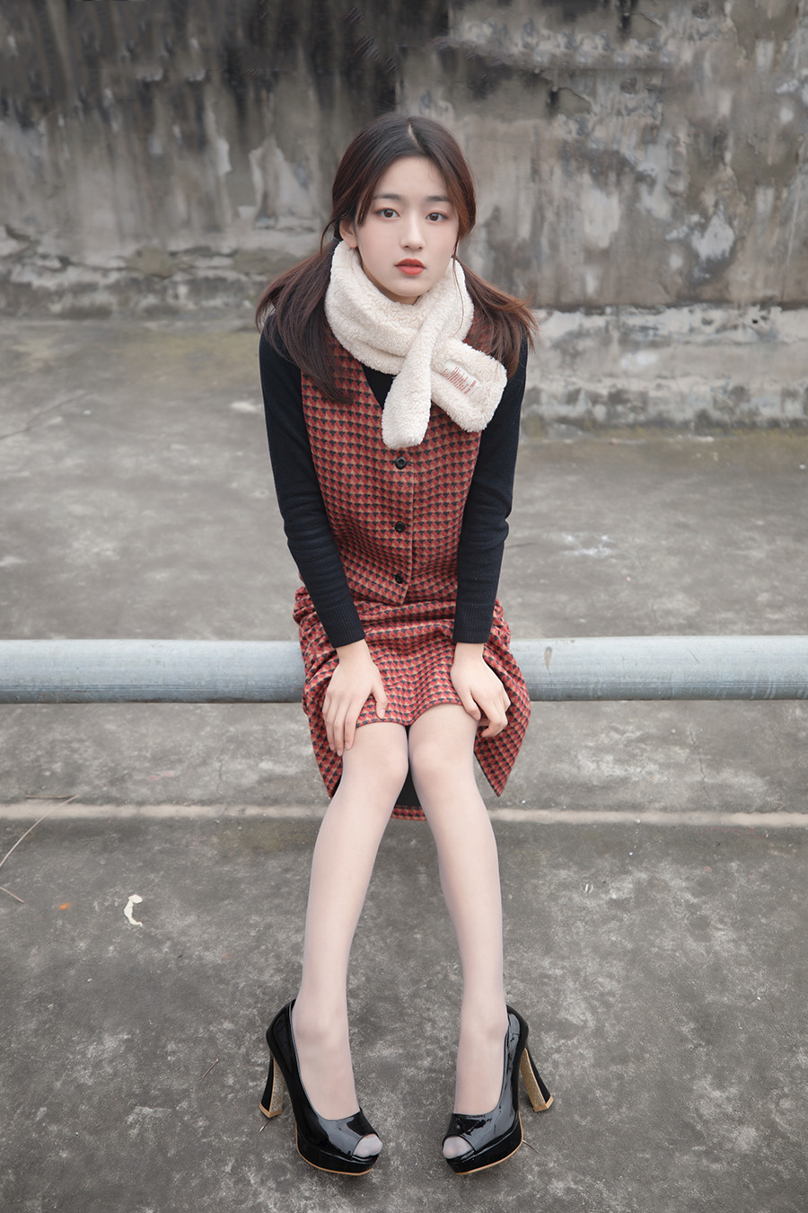 【在线看】梦丝女神 NO.089 璇璇5 天台少女 [57P] - XZWang-写真网-XZWang-写真网
